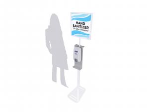 REB-907 Hand Sanitizer Stand w/ Graphic