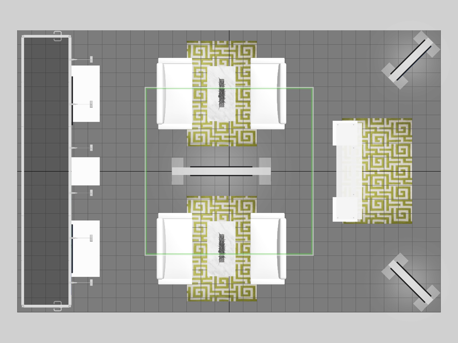 VK-5209 Island Trade Show Exhibit -- Plan View